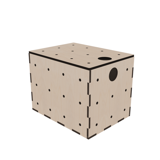 Lid for Kiubiq wooden boxes in euro format