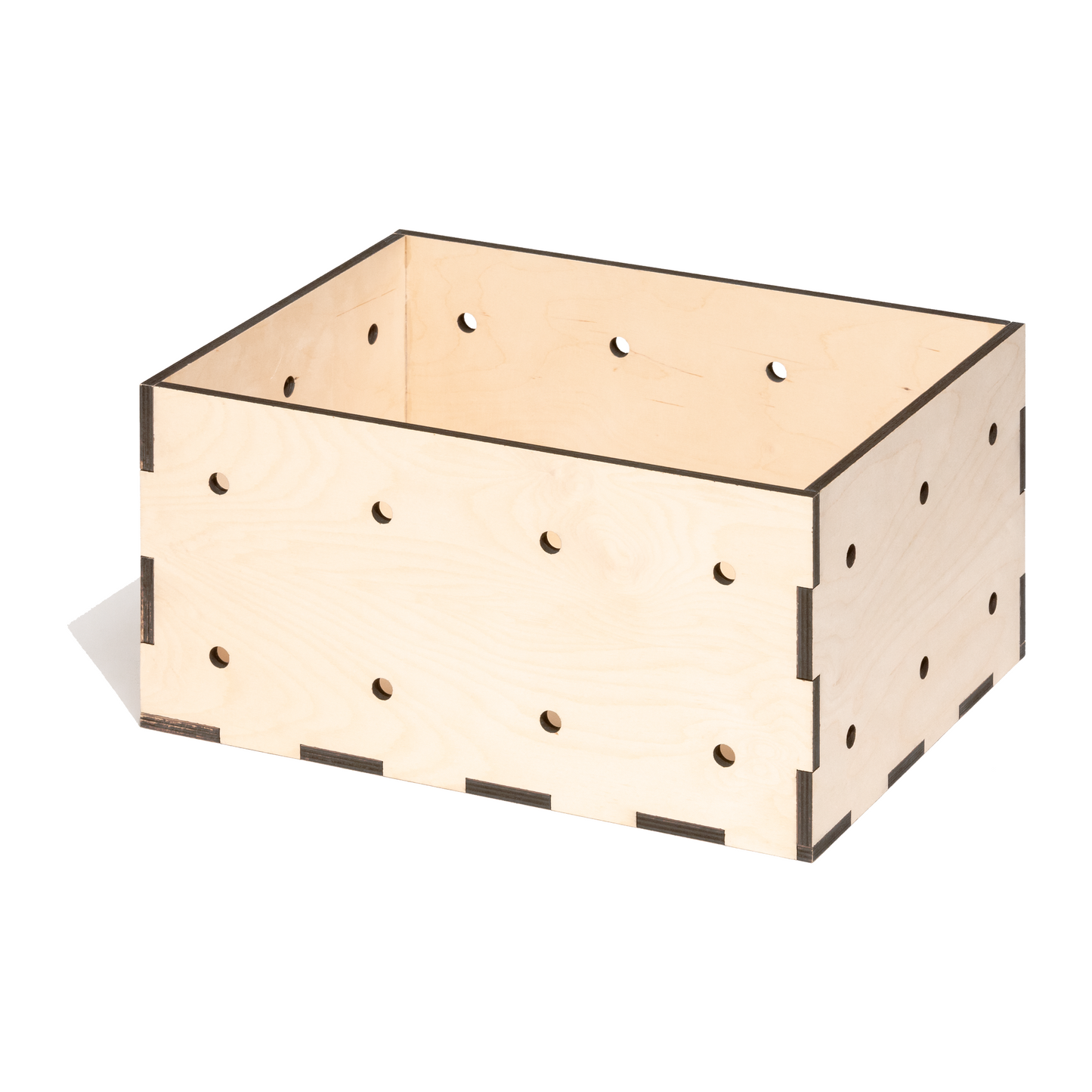 modulare Kiubiq Stapelkiste aus Sperrholz 40 x 30 x 20 cm