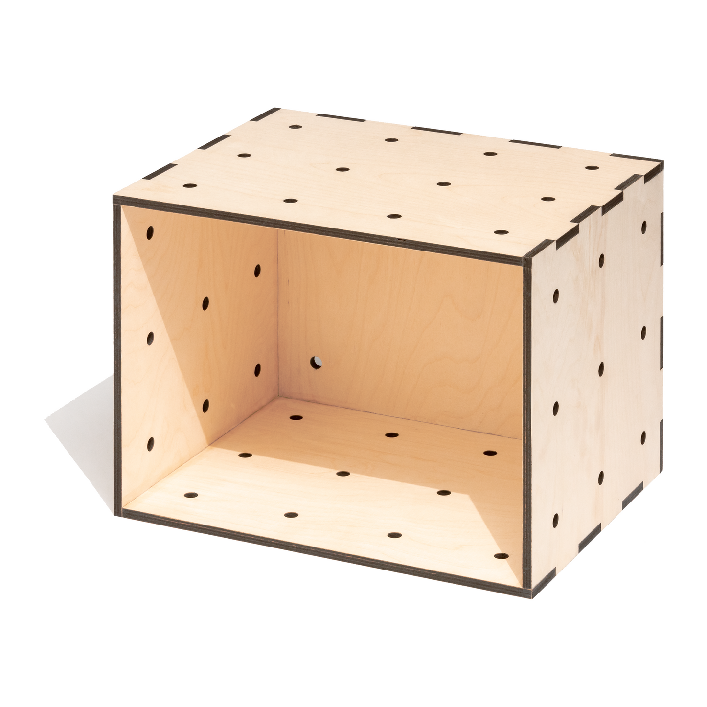 Kiste aus Holz für Stapelregal