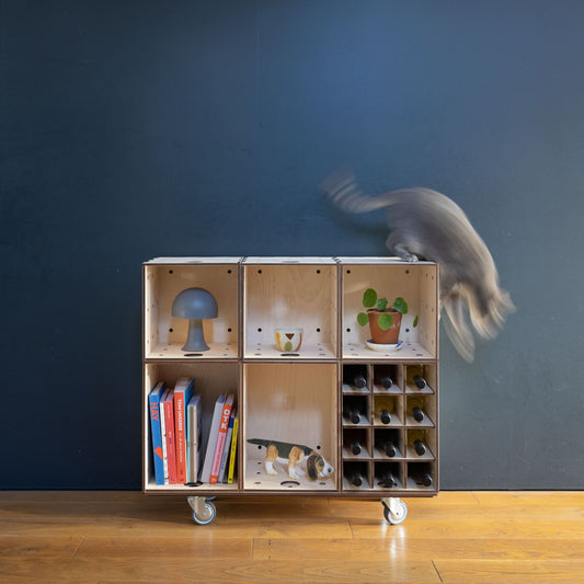 Shelving system KIUBIQ | set no. 1: "3+3"
