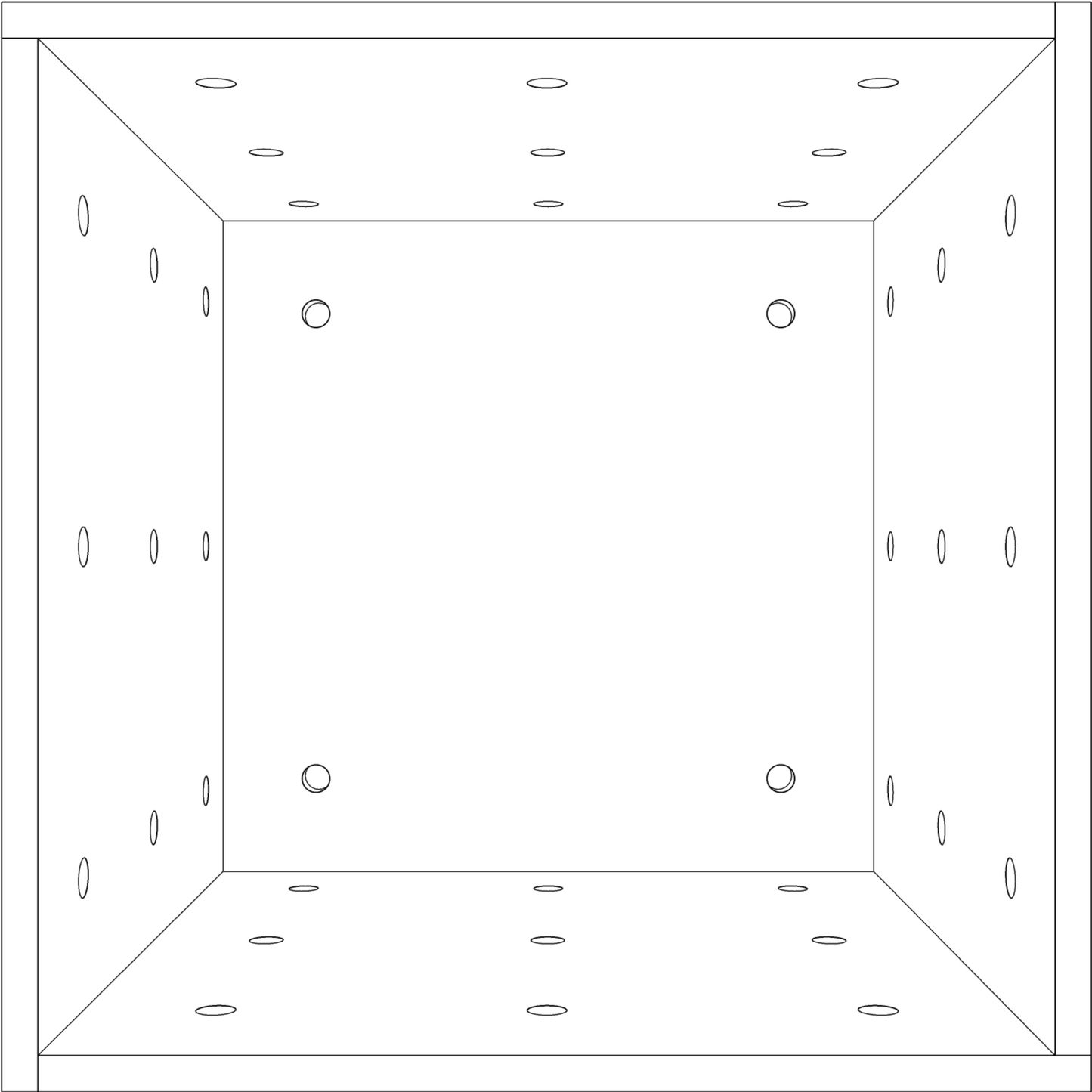 Holzbox im Würfelformat 30 x 30 x 30 cm nachhaltig und fair produziert