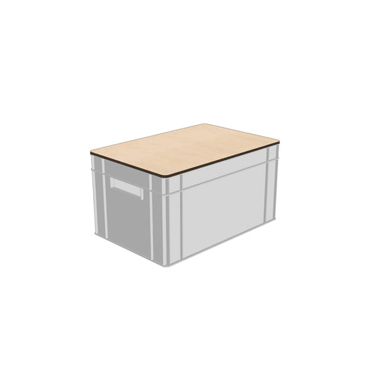 Euroboxdeckel 60 x 40 cm Multiplex 3D-Grafik