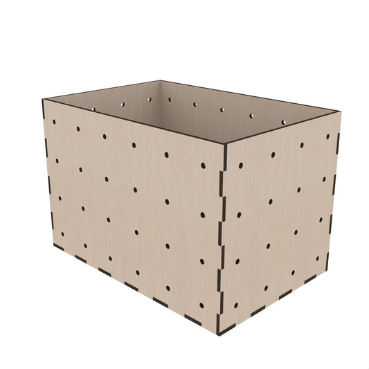 Kiubiq Eurobox L 600x400x400 cm – extragroße Holzkiste für Stauraumlösungen und Logistik