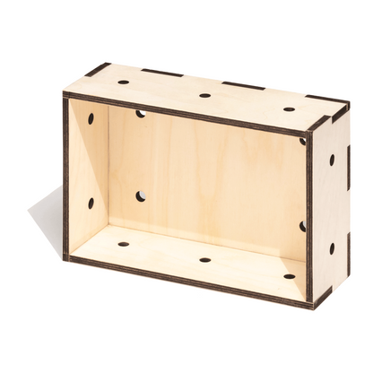 Kiubiq Eurobox S Holzkiste im Euroformat liegend